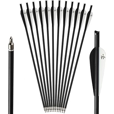 Bushcraft Coltello Set Di 10 Frecce In Carbonio Per Arco Cobra RX 130 Libbre - Bulloni Per Tiro Con L'arco, Marca Ek Archery Frecce Cobra RX 130 Libbre - Foto 7