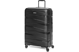 REDOLZ Hartschalen Check-in Koffer | Großer XL Trolley 50 x 30 x 76 cm aus leichtem Polypropylen Material | 4 Doppelrollen & TSA (Essentials 10)