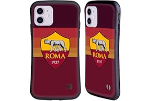 Head Case Designs Licenza Ufficiale AS Roma in Casa 2020/21 Kit Crest Custodia Cover Ibrida Compatibile con Apple iPhone 11