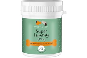 Buddy & Lola Probiotics For Dogs - 300g Powder, Simple To Add To Food - Complete Daily Digestive Support With Probiotics & Prebiotics For Happy Healthy Dogs