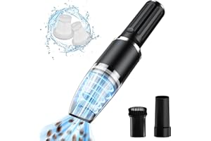 TIAZHAN Odkurzacz samochodowy przenośny, 15000PA ręczny odkurzacz bezprzewodowy z 2 filtrami, odkurzacz samochodowy mocny, akumulatorowy mini odkurzacz do samochodu, domu, zwierząt domowych, biura