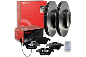 Original BREMBO Bremsscheiben + BREMBO Bremsbeläge Bremsbelagsatz Set vorne Vorderachse