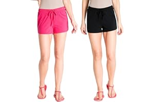 CityComfort Kurze Hose Damen - Shorts Damen - 2er Pack