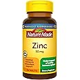 Nature Made Zinc 30 mg, Dietary Supplement for Immune Health and Antioxidant Support, 100 Tablets, 100 Day Supply