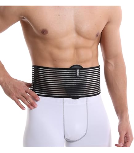 Ernia Addominale Supporto Legante Schiena Stomaco Compressione - Foto 8