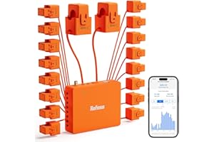 Refoss Smart Home Energy Monitor, Accurate Real-Time Energy Consumption Tracking with Home Assistant, Electricity Usage Monitor with 16X Circuit Sensors