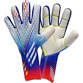XUEQI Youth Soccer Gloves, Goalkeeper Gloves, Latex Soccer Goalkeeper Gloves for Men Professional, Soccer Goalkeeper Gloves w