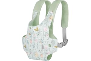 GAGAKU Porte-poupées avec Bretelles réglables pour Enfants - Vert (Tournesol)