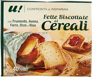 U! Confronta & Risparmia Fette Biscottate Ai Cereali con Frumento 315g