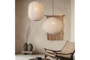 METHEDEECO 2Pezzi paralume lampadario Ovale paralume in tessuto lino paralume 50cm Colore naturale Paralume per la decorazione di lampadari Schlafzimmer Dekor Hotel Schaufenster in Soggiorno e Camera da Letto