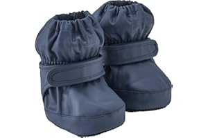 Grass & Air Baby Booties Unisex PU, Mini Adventure Baby Showerproof Bootie, Fleece Lined Overshoes, Playshoes