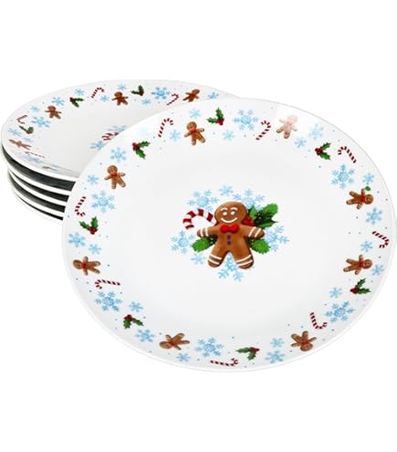 fromeuropewithlove, Heritage Fairy Cupcakes Platen 6''Set van zes Fine Bone China Gebaksbordjes Dessert Platen