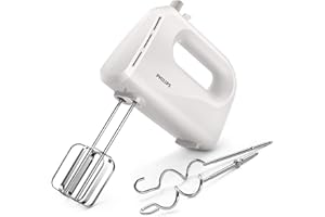PHILIPS DOMESTIC APPLIANCES Philips Cucina Hr3705/00 Sbattitore Elletrico, Collezione Daily Bianco, 300 W