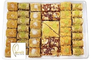 Persis Baklava Gift Box | 1kg, 42 Pieces | Premium Baklava with Cashew, Almond, and Walnut | Egg-Free | UK SALSA Certified | Sweets Gift Box for Christmas, New Year, and Diwali Sweets (1kg, 42 Pieces)