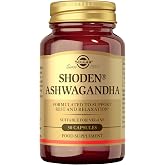 Solgar Ashwagandha Shoden | High Potency 35% Whitanolides | 30 Capsules | Supports physical and mental well-being &middot; Helps man