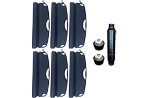 well2wellness Set d'hivernage pour Piscine – 6 flotteurs d'hivernage, 2 Bouchons d'hivernage 38-51 mm + 1 x Gizmo pour Piscine