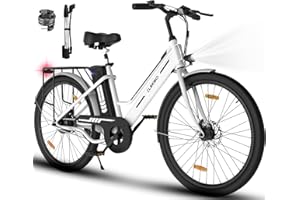 ELEKGO Vélo Électrique, 26" Vélo Électrique, Vélo Électrique Assisté par Pédale avec Batterie De 8.4Ah, 250W, Écran LCD,E Bike Ville, Adulte 35-70KM