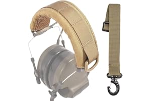 WARMHEARTTING Modulare Headset-Abdeckung, Molle-Kopfbügel für allgemeine taktische Ohrenschützer, Kopfhörer-Zubehör