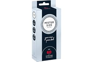MISTER SIZE Kondomer 60 mm (XL) Extra Tunna Naturlig Latex 10-pack