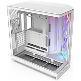 NZXT H9 Flow RGB (2025) &ndash; B&uuml;y&uuml;k &Ccedil;ift B&ouml;lmeli ATX Mid-Tower Airflow Bilgisayar Kasası &ndash; 1 x 420 mm RGB Fan Birimi ve 1 x 120 m