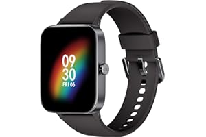 KIUVKAS Smartwatch Uomo Donna, 1.95" Full Touch Screen Smartwatch con Effettua/Risposta Chiamate, Fitness Tracker con Pressione Sanguigna e Monitor Sonno, 140+ Sport Step Counter per Android iOS