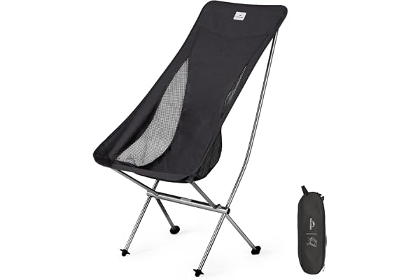 Naturehike Chaise Pliante Camping Confortable Fauteuil Pliant Camping Siege de Peche Chaise de Sac à Dos Portable Ultra Légère pour Camping et Randonnée Bikepacking Cyclisme