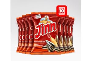 NOBLESBOX Sonnenblumenkerne JINN/Джин 300g x 10 (10, Geröstet & Ungesalzen)