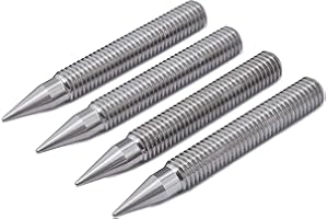 PrecisionGeek - Kolce Głośnikowe M10 x 55mm L- 75mm, Stal Nierdzewna, z Gniazdem Imbusowym (4 sztuki)