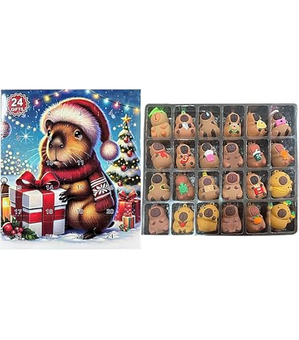Produktbild von Weihnachten Adventskalender 2025, 24 Tage Wasserschwein Ornamente