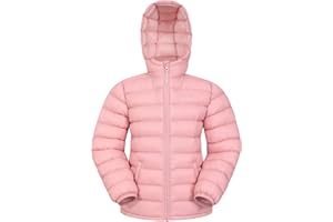 Mountain Warehouse Seasons Chaqueta Acolchada para niño - Chaqueta de Invierno Impermeable, Aislante, con Capucha y Relleno de Microfibra, el Abrigo Ideal para la Lluvia