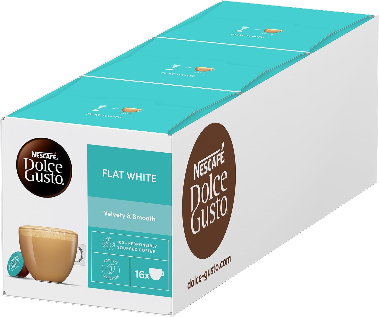 Faut-il Acheter le Nescafé Dolce Gusto Flat White Coffee Pods 16 (Sélection) ? Notre Avis