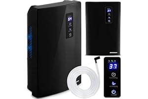 Berdsen, BR-20B osuszacz powietrza z wyświetlaczem, czarny, do pomieszczeń o powierzchni do 30 m2, osuszacz powietrza, oczyszczacz powietrza, suszarka do prania, elektryczna