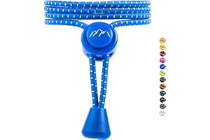 EVEREST FITNESS 5 par gumowych sznurowadeł z szybkim zapięciem, bez wiązania – elastyczne gumki do butów zarówno dla dorosłych, jak i dzieci