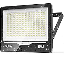 Faretto LED Esterno 300W 30000LM - Luce Sicurezza IP67 Bianco Freddo 7000K Per Giardino, Garage, Stadio - Foto 4