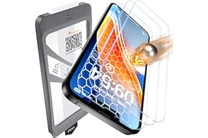 TAURI Lot de 3 Verre Trempé Pour iPhone 13 6,1 Pouces, Sans Bulle, Film en Protection D'écran avec Outil d'Installation Facile,Dépoussiérage Automatique,Résistant aux Rayures