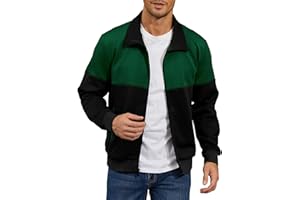Zaitun Men’s Lightweight Casual Bomber Jacket Track Running Athletic Varsity Coat
