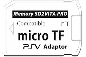 ‎LEAGY LEAGY Ultimate Wersja SD2Vita 5.0 Adapter Karty Pamięci, PS Vita PSVSD Adapter Micro SD Do PSV 1000/2000 PSTV FW 3.60 HENkaku Enso