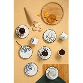 Porland Flower Garden &Ccedil;ay Fincanı 180cc 6 Kişilik 12 Par&ccedil;a
