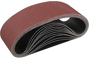 STEBRUAM Nastri Abrasivi 75x 533 mm,12PCS 180 grana Levigatrice a Nastro