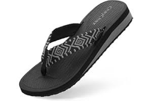 ChayChax Chanclas de Cuña para Mujer Suave Sandalias de Playa Ligero Pantuflas Verano Zapatillas Antideslizante