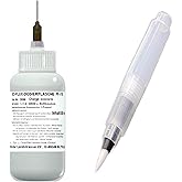 EO-Flux-Dosierflasche FF-110, Plus EO-Compact-Flux-Pen (3 ml, Linksgewinde, unbefüllt), No-Clean Elektronik-Flussmittel 5,8%