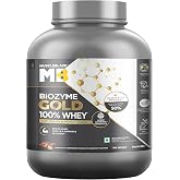 MuscleBlaze Biozyme Gold 100% Whey Protein Powder, Chocolate Hazelnut (2kg / 4.4lbs) | 26g Protein Per Scoop | Whey Isolate a