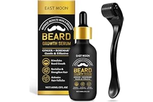 YOLONCE 60ml Fluide Nourrissant pour Barbes,Soin Barbe,Soin Visage Barbe Homme,Pour une barbe plus Dense en Apparence Et Plus Douce,Traitement Quotidien Hydratant et Réconfortant