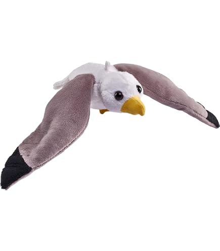 Peluche Mouette Keeleco 25cm - 100% Recyclée, écologique, Ultra Douce - Jouet Câlin Pour Enfant - Keel Toys