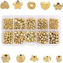 600 Stück Abstandshalter Für Schmuck – 6 Mm, 10 Farben, Strass & Metall, Für Armbänder & Halsketten