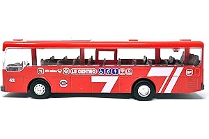PLAYJOCS GT-8112 Bus Urbano. Vehículo metálico co Partes de plástico, idela para niños y coleccionistas.