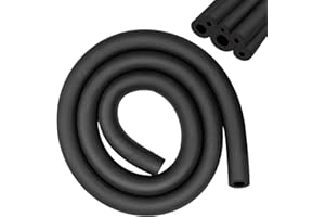 BEASAFY 1.8m Rohrisolierung Kautschuk, Rohrisolierung Schaumstoff, Schwarz Weichschaum Rohrdämmung für Rohrisolierungen Fitnessgeräte Kupferrohr (Ø13mm)