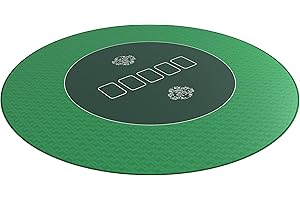 Bullets Playing Cards, Okrągła Profesjonalna Podkładka Na Stół Do Pokera 100 cm, Ręcznik, Mata, Zielona