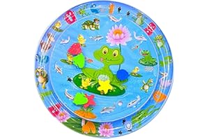 GOMICE Estera De Agua Sensorial para Gatos,Estera Sensorial De Agua para Gatos, Juguetes Interactivos para Gatos,Tapete De Juego De Agua con Sensor, Tapete De Juego con Sensor De Agua Engrosado para