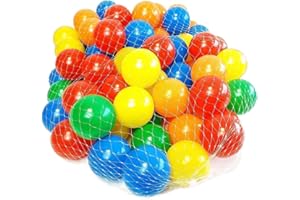 DEENZ 200 X Multi coloured soft play balls for indoor play